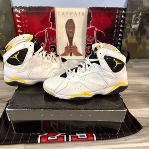 Size 13 - Air Jordan 7 Retro White Varsity Maize W